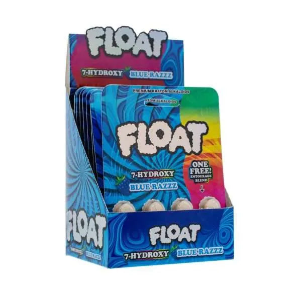 Float 7-Hydroxy Tablets 4 x 14mg Blue Razz