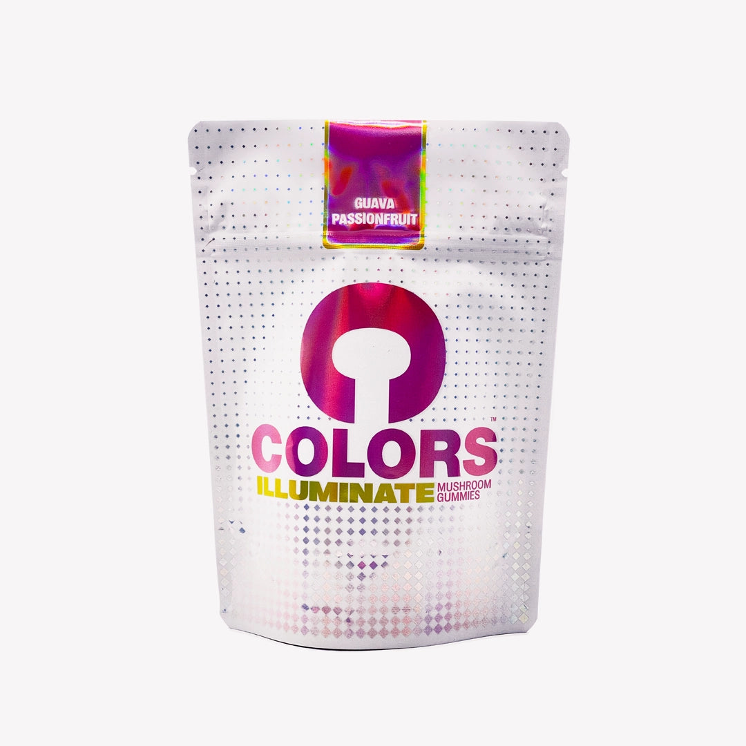 Colors | Illuminate Mushroom Gummies | 400 Mg Per Gummy | 60 Count Multicolor | Mood Support