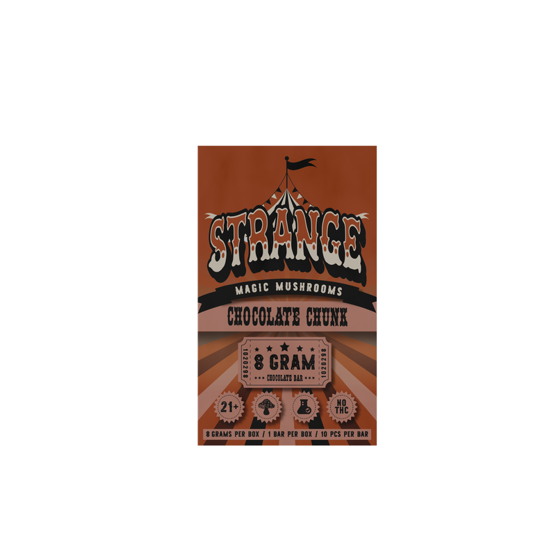 Strange – Chocolate Chunk (Mushroom Chocolate Bar)