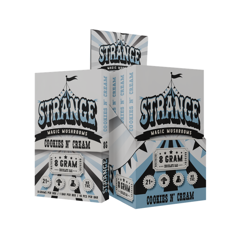 Strange – Cookies N' Cream (Mushroom Chocolate Bar)