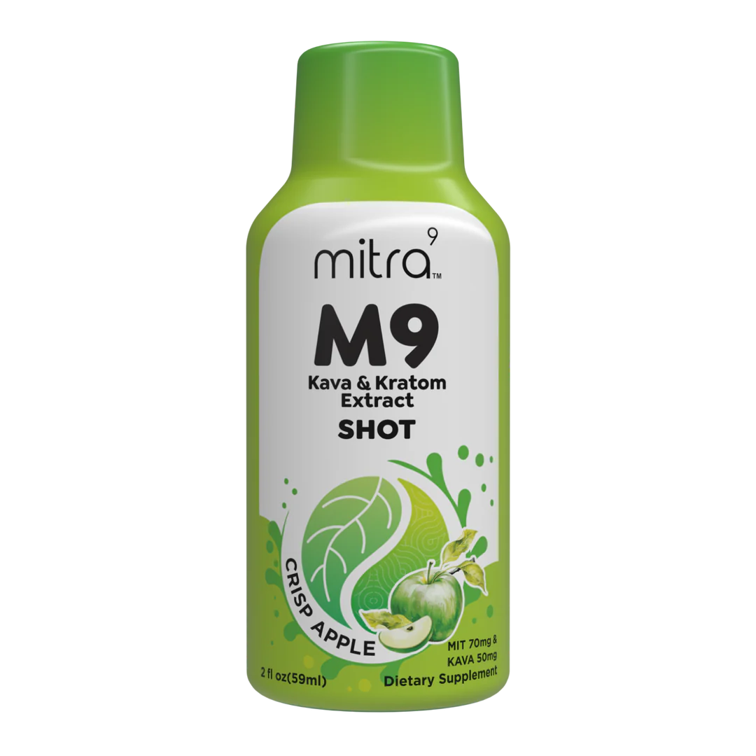 M9 Crisp Apple Kava Kratom Shot
