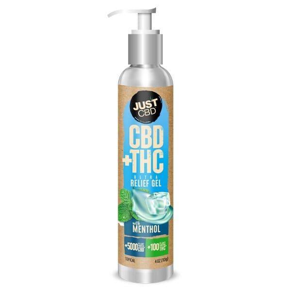 Just CBD | Full Spectrum Ultra Relief Gel w/ Menthol (Contains THC)