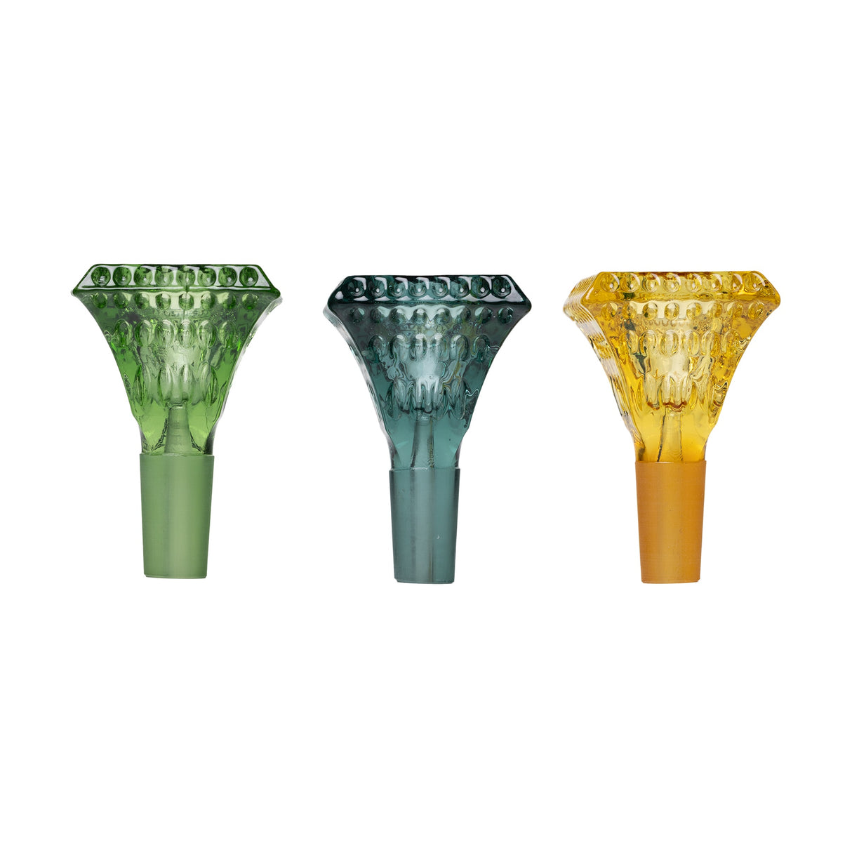Human Grade | Full Color Diamond Bowl, 14mm, 3 Pack