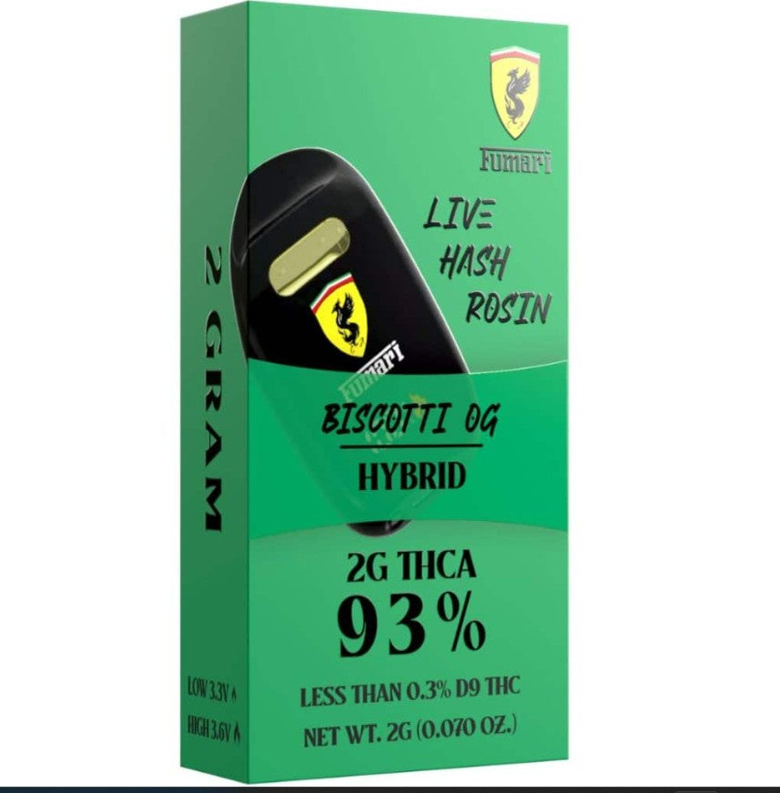 Fumari - Biscotti OG Live Hash Rosin 2g Disposable