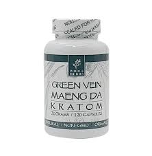 Whole Herbs | Green Vein Maeng Da Kratom 120ct
