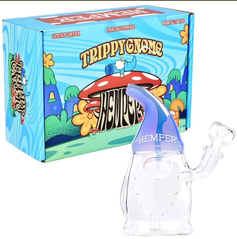 Hemper Gnome Glass Water Pipe | 6.25" | 14mm F