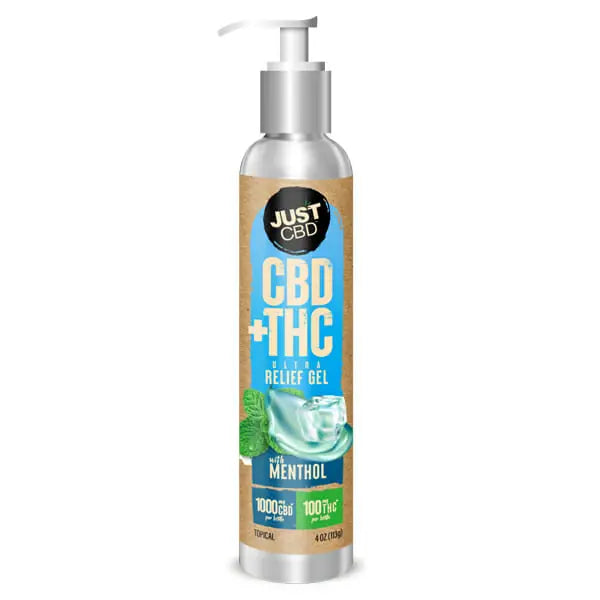 Just CBD | Full Spectrum Ultra Relief Gel w/ Menthol (Contains THC)