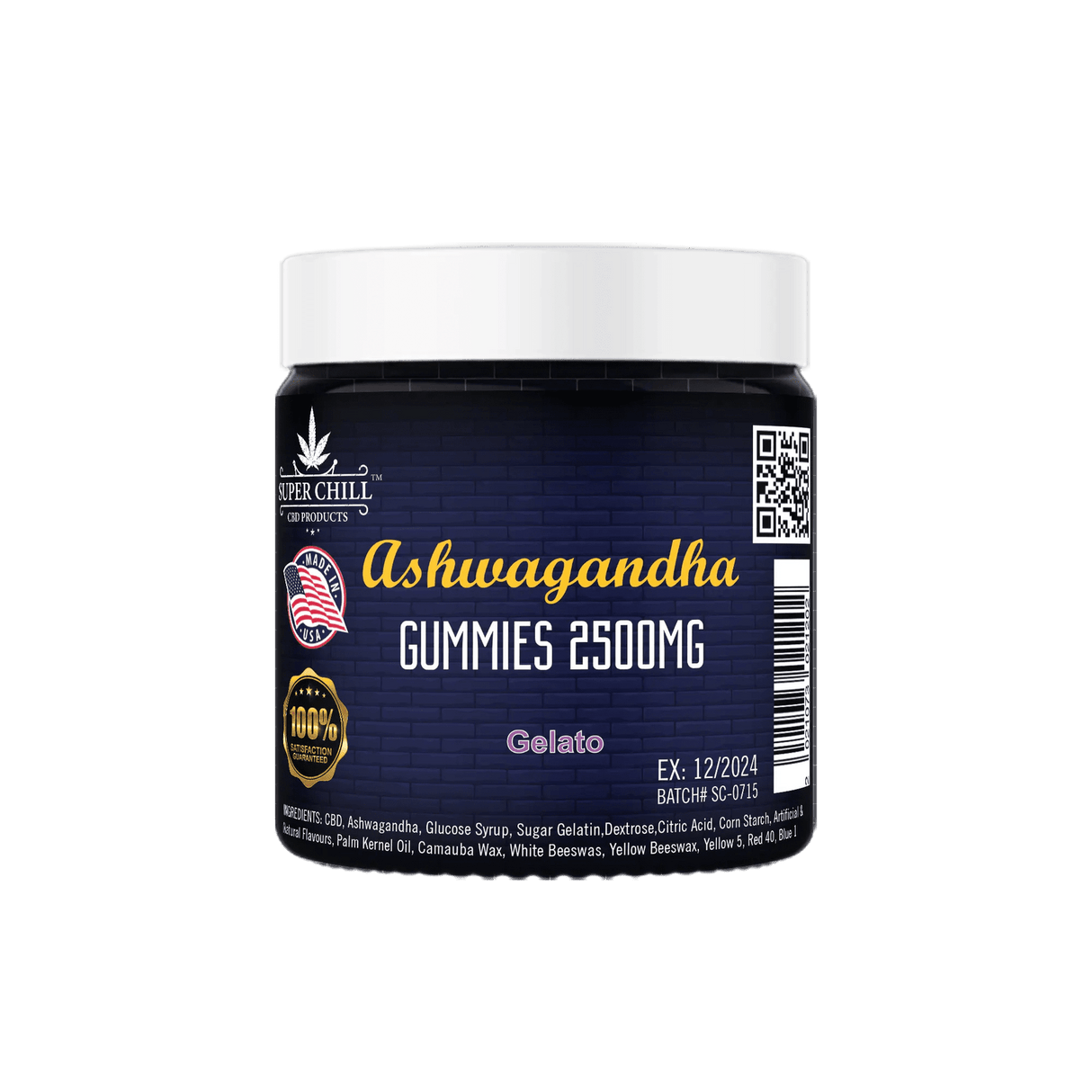 Super Chill CBD | Ashwagandha CBD Gummies - 2500mg