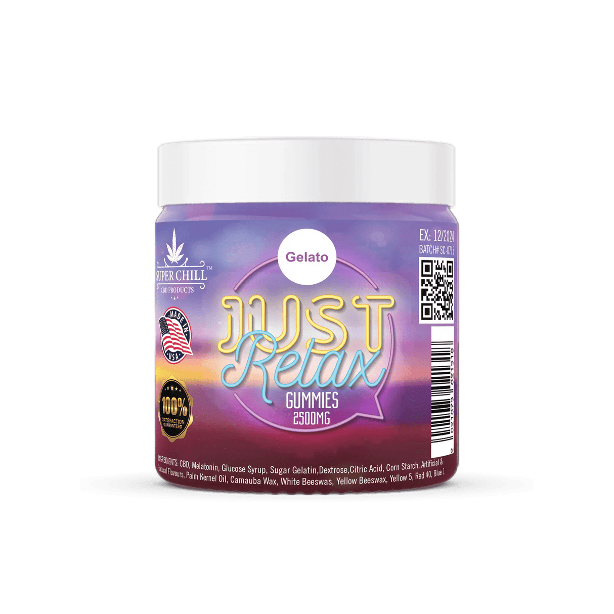 Super Chill CBD | Just Relax CBD Gummies - 2500mg