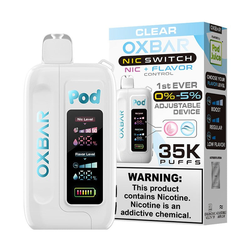 OXBAR 35K PUFF NIC SWITCH Disposable Vape