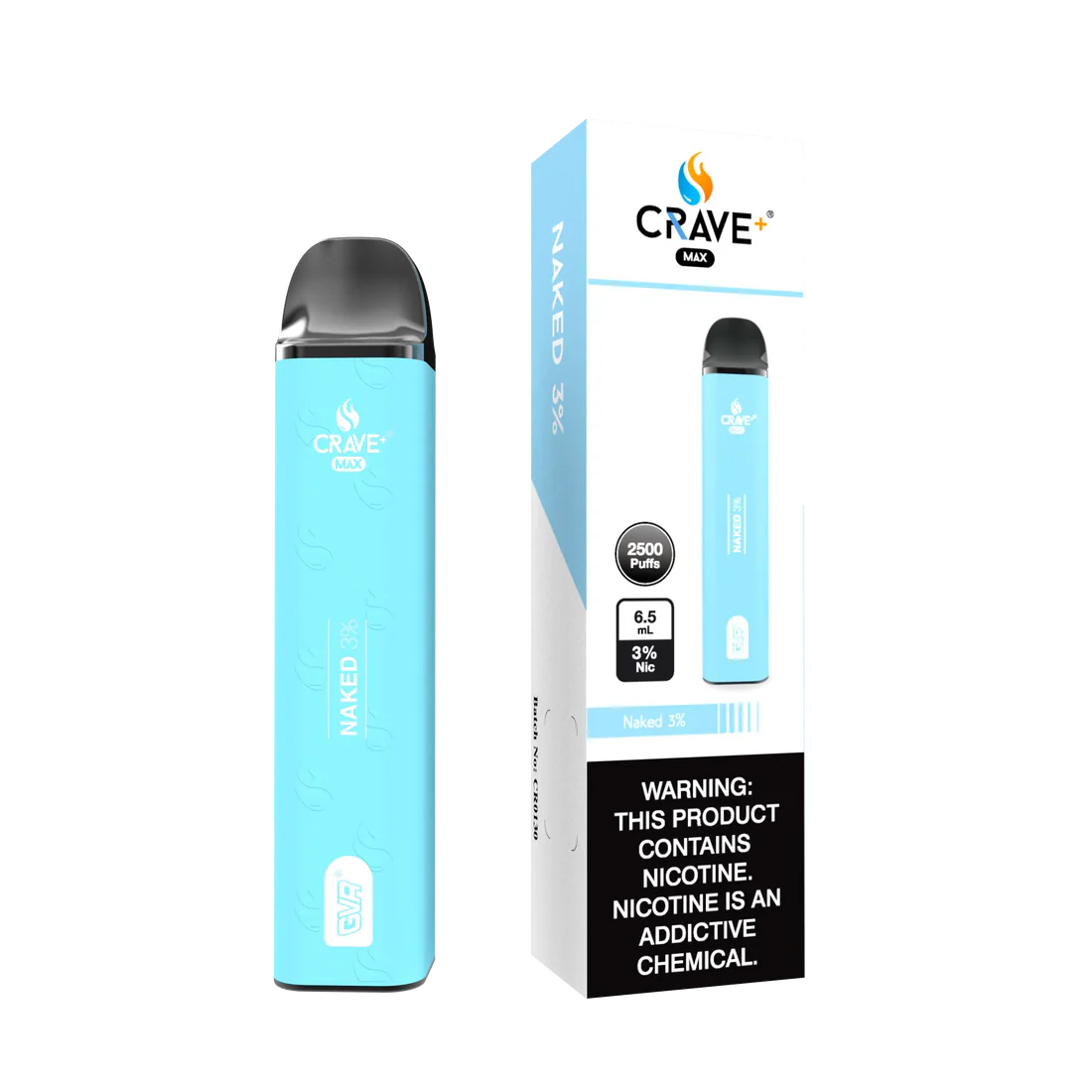 Crave+ Max 2500 Puffs