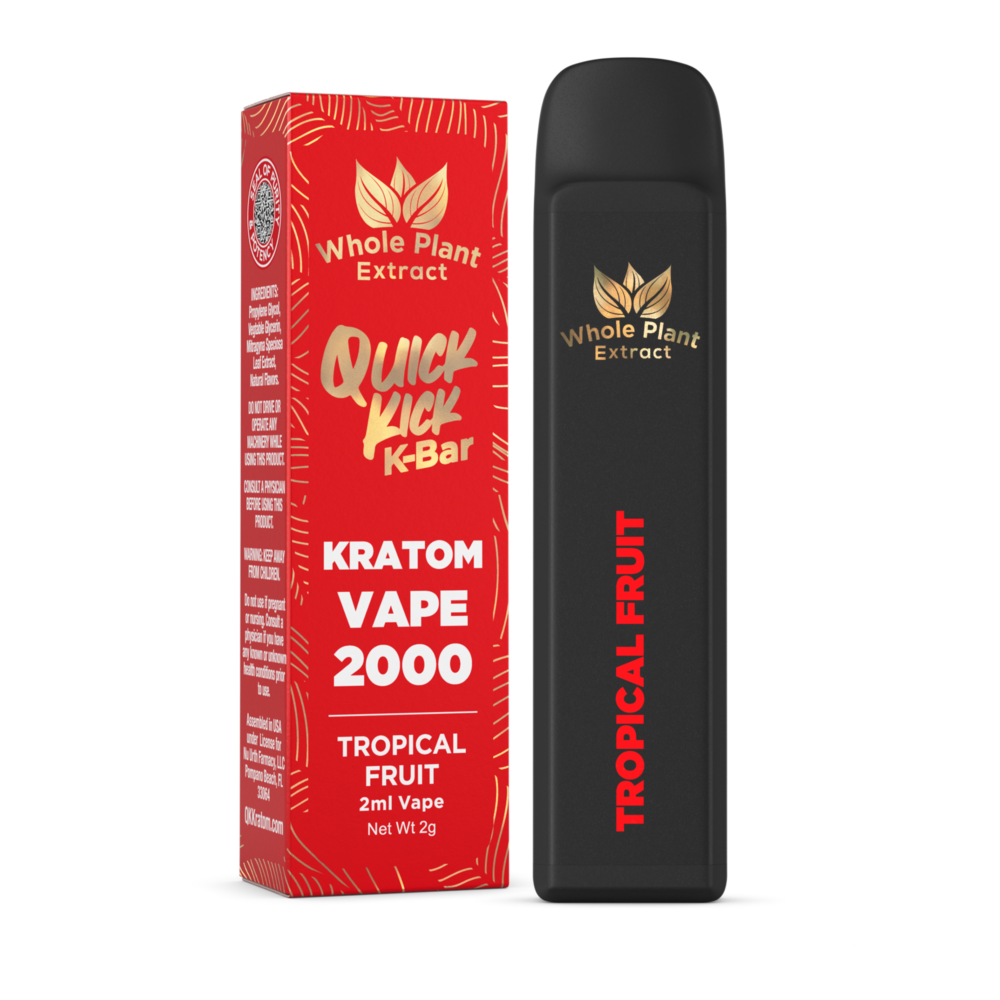 QK Kratom 2g disposable Vape