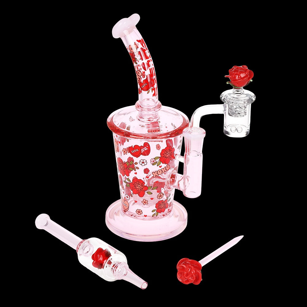 Pulsar | Valentines Rose Dab Rig Set