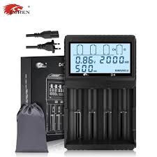 IMREN D4 USB QC SMART 4 BAY BATTERY CHARGER