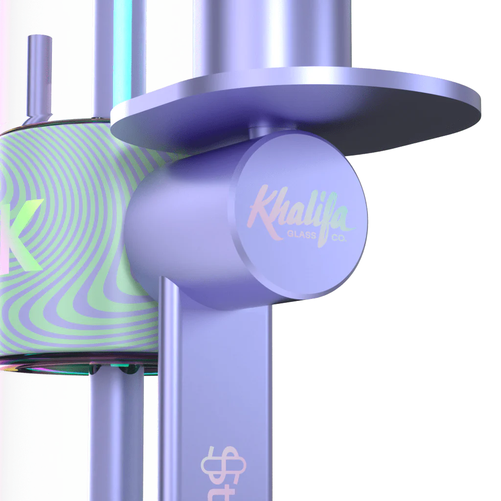 Stundenglass X Khalifa Gravity Glass Bong - Violet Sky / Mints (Limited Edition)