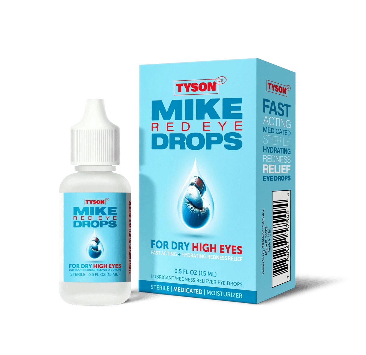 Mike Tyson Red Eye Drops