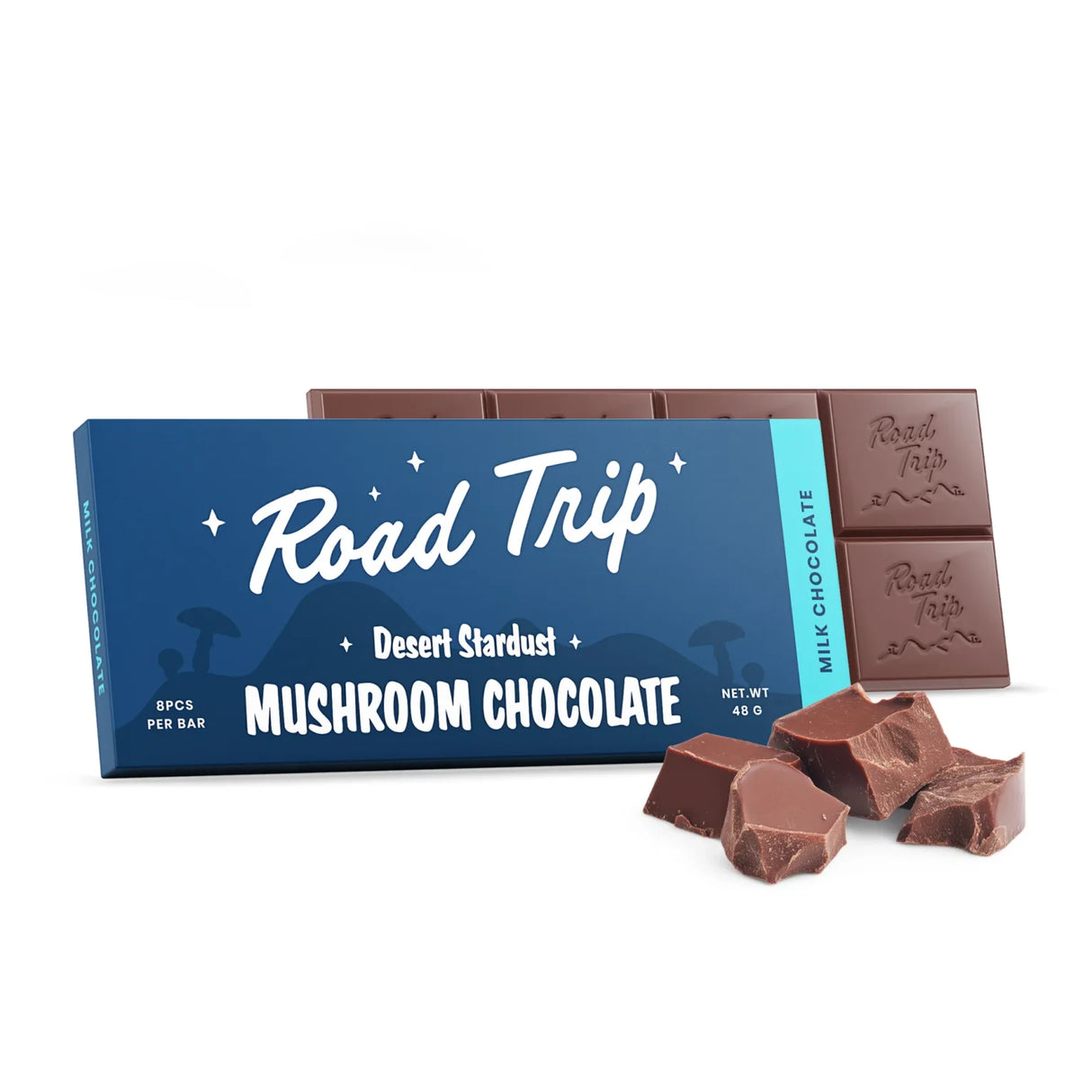 Road Trip | Desert Stardust Magic Mushroom Chocolate Bar – Milk Chocolate