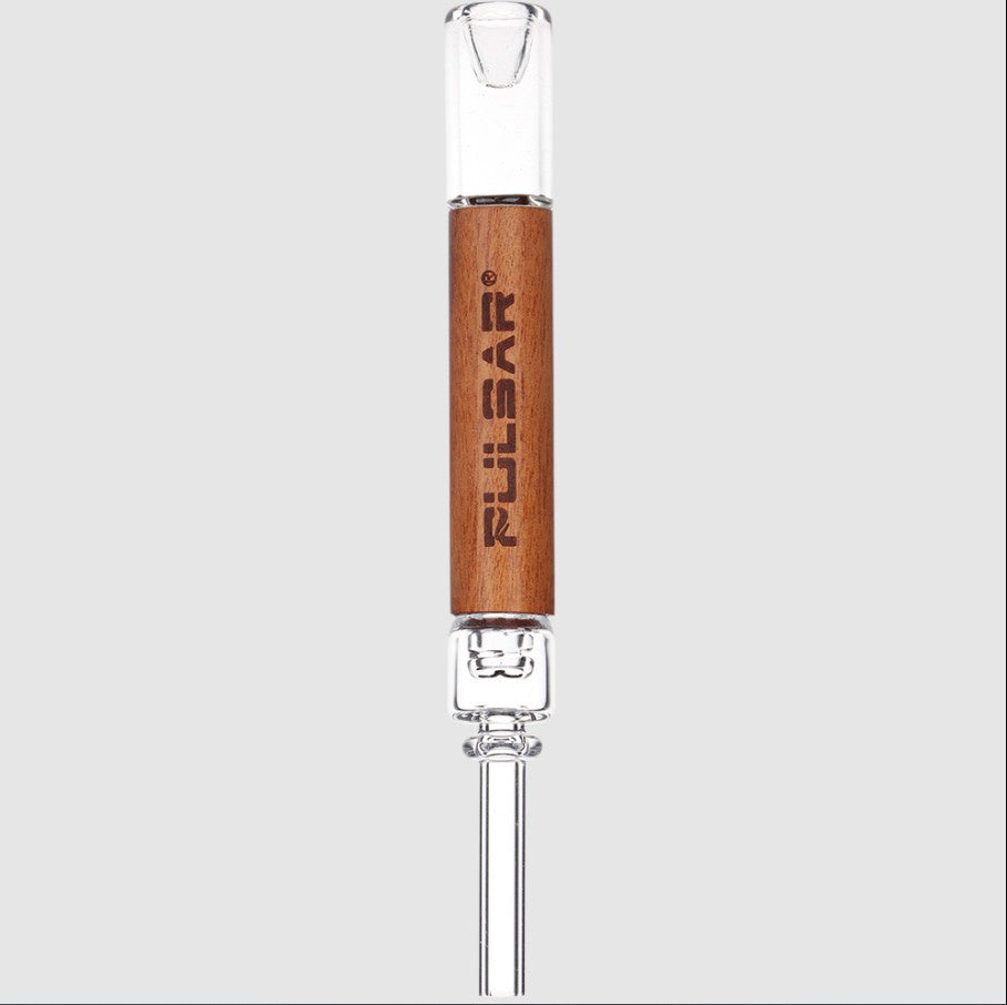 Pulsar Quartz & Rosewood Deco Dab Straw | Integrated Tip | 5.75" |12 Count Box