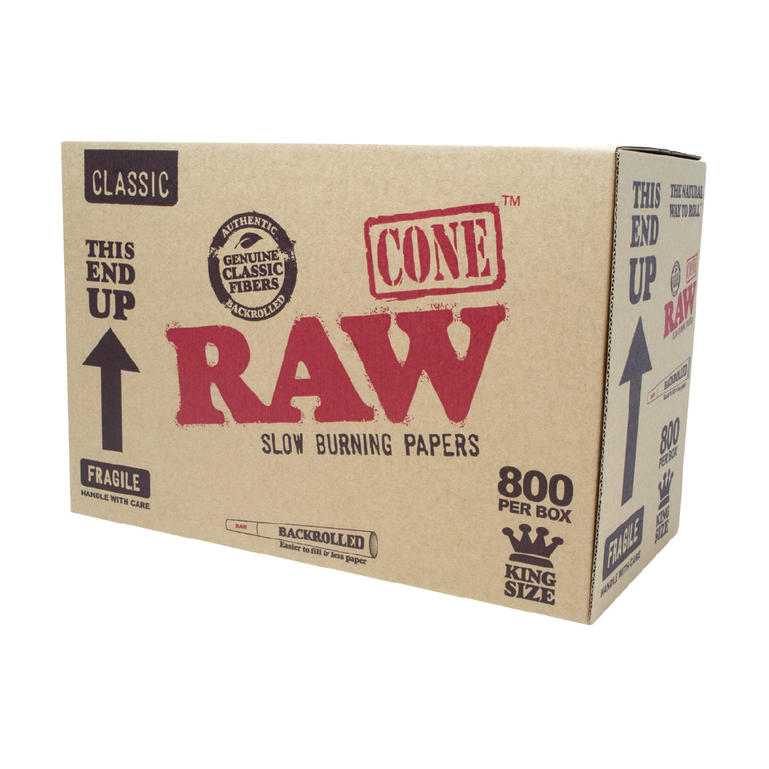 RAW Classic Cones - King Size Bulk (800)