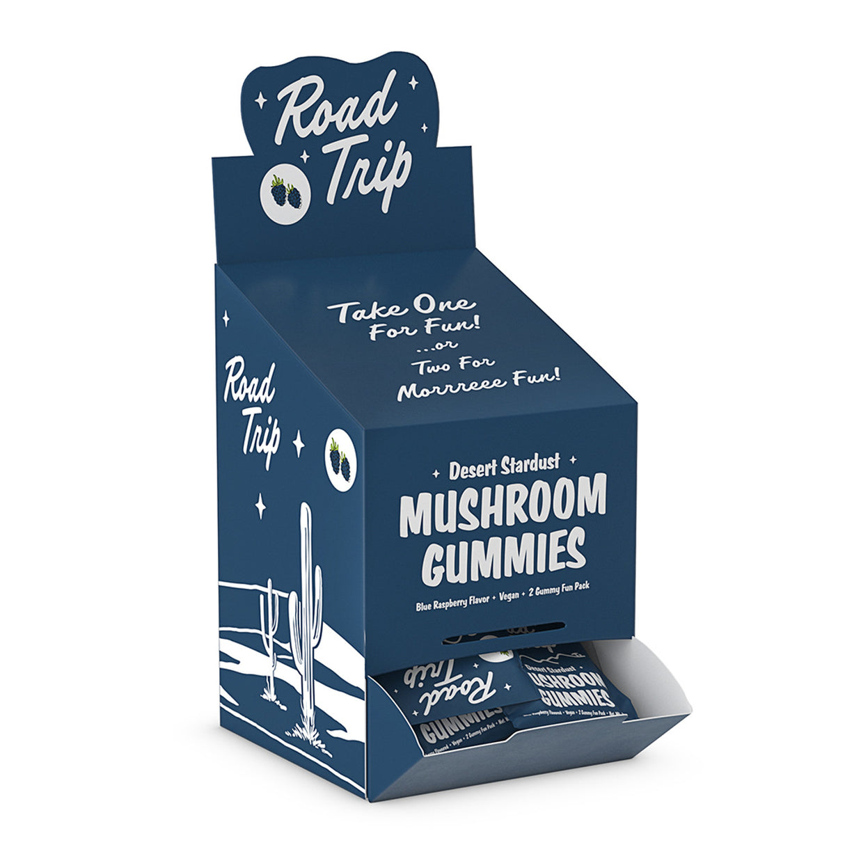 Road Trip | Desert Stardust Mushroom Gummies | 2 Count | Multicolor | Delicious Functional Gummy Snack