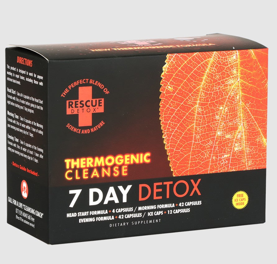 Rescue Detox 7-Day Thermogenic Cleanse Detox Kit