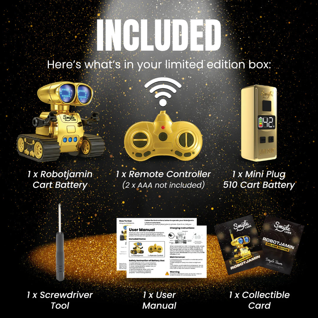 Robotjamin Cart Battery + Remote Controller by Smyle Labs (Limited Edition 1/500 units )