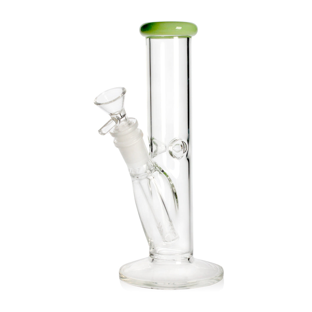 8.5" Straight Bong with Ice Pinch