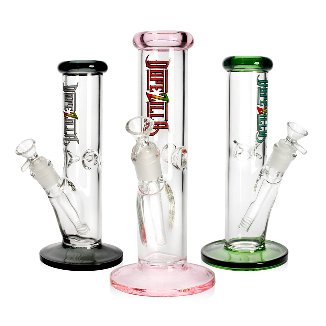 DopeZilla 8" Straight Tube Bong with Ice Catcher