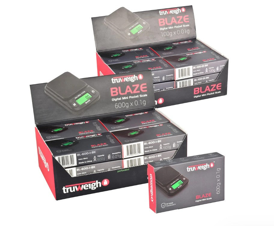 Truweigh BLAZE Digital Mini Scale | 12ct Box