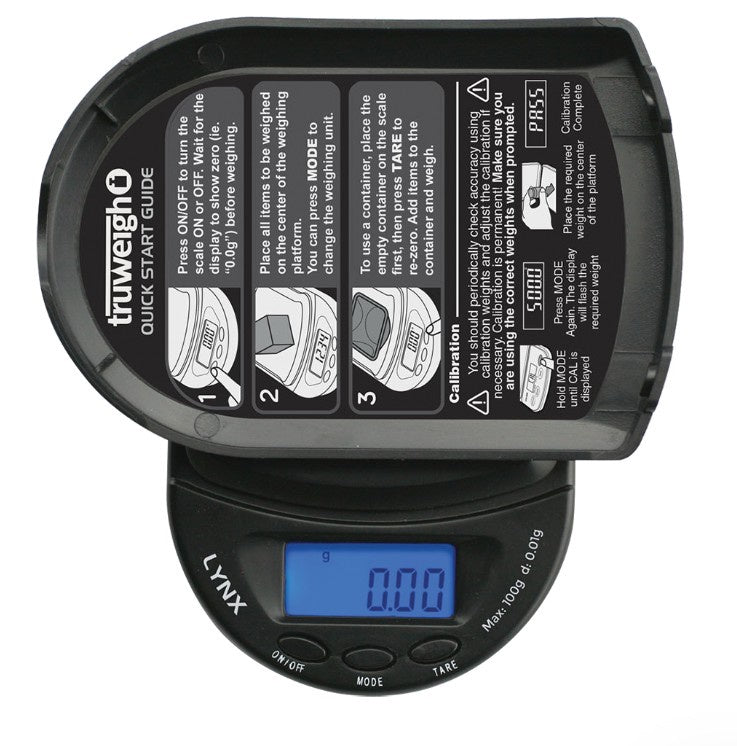 Truweigh Lynx Digital Mini Scale | 100g x 0.01g