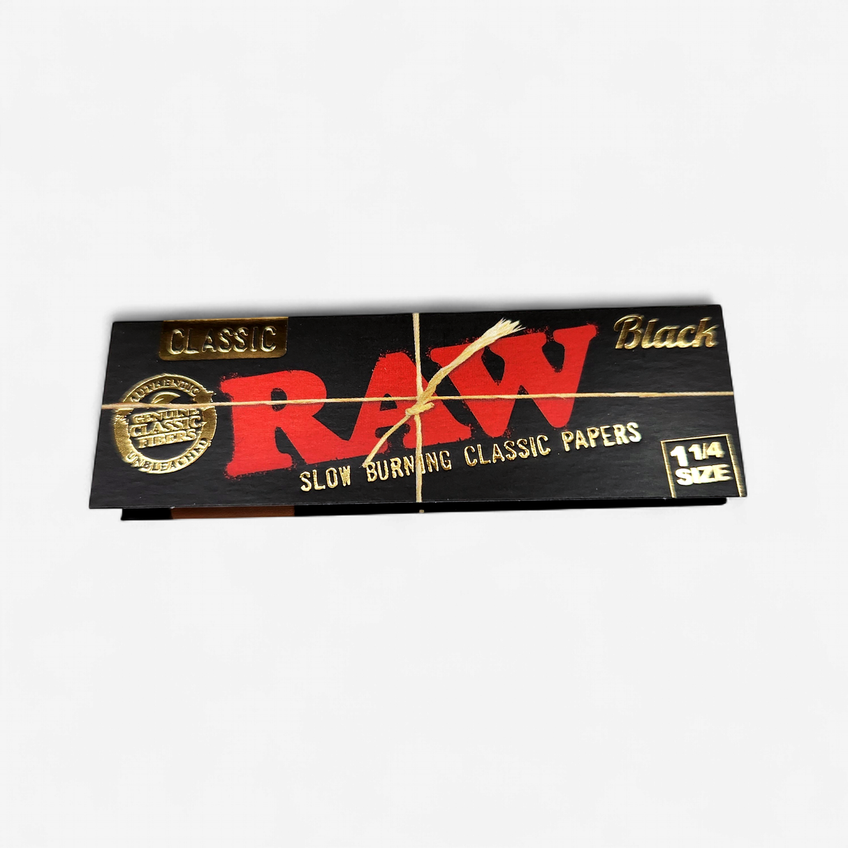 Raw Black 1 1/4" Rolling Papers