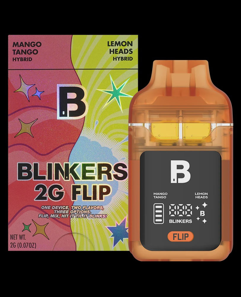 Blinkers | Mango Tango / Lemon Heads THC-P 2g Dual Tank Flip Vape