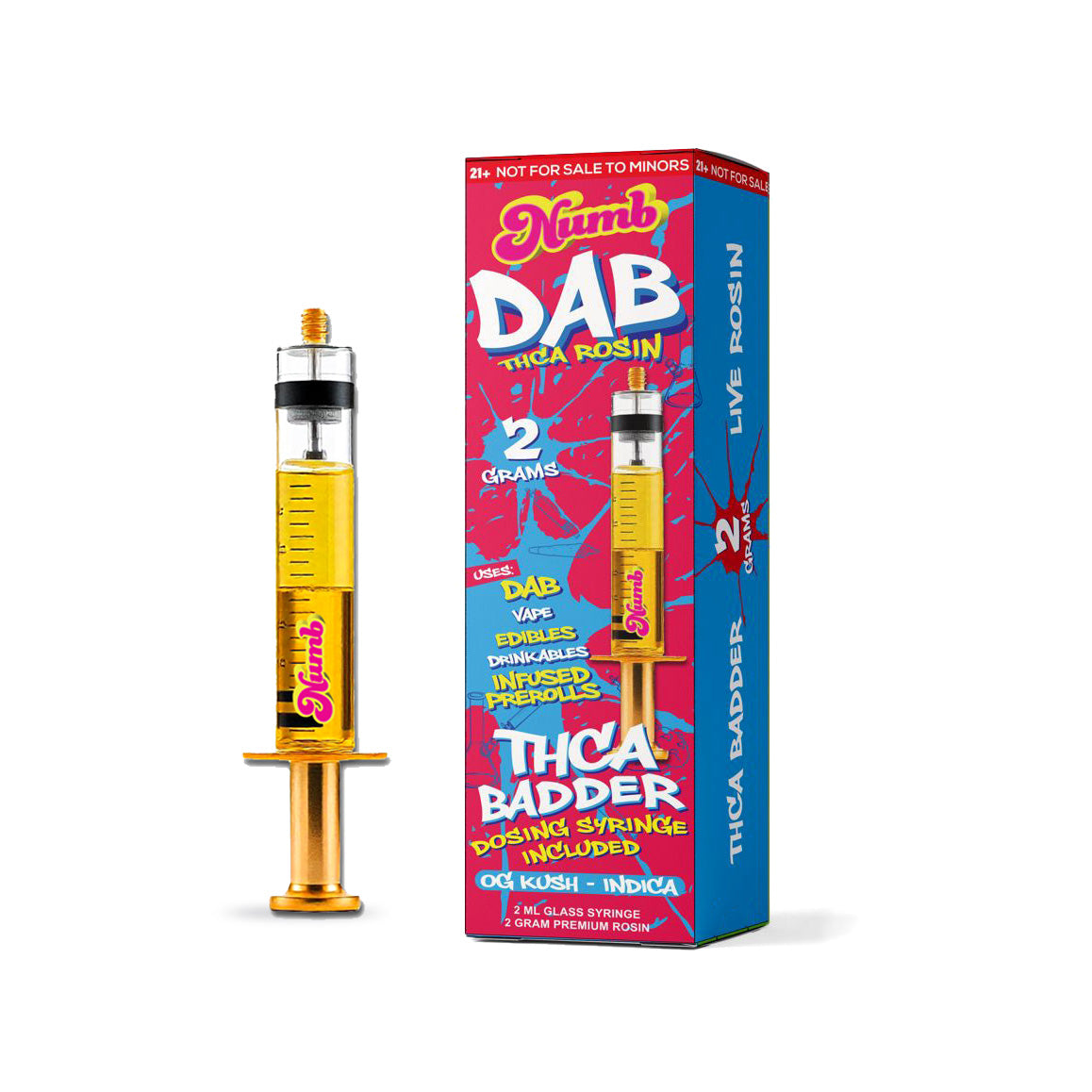 Numb - THCA Rosin | THCa Badder Dosing Syringe