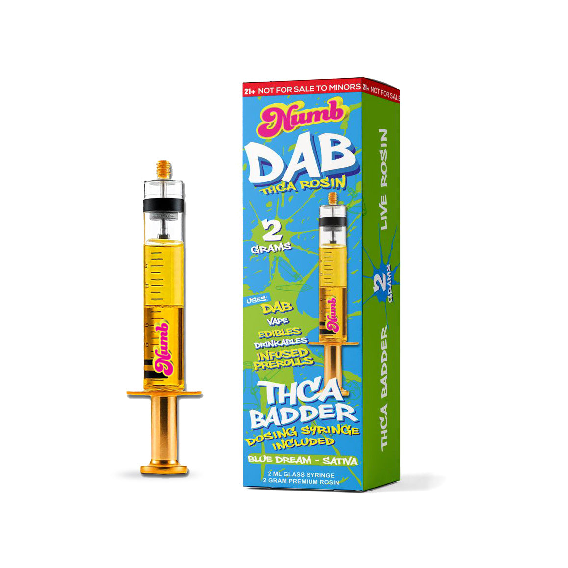 Numb - THCA Rosin | THCa Badder Dosing Syringe