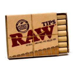 raw pre rolled tips - 21 ct