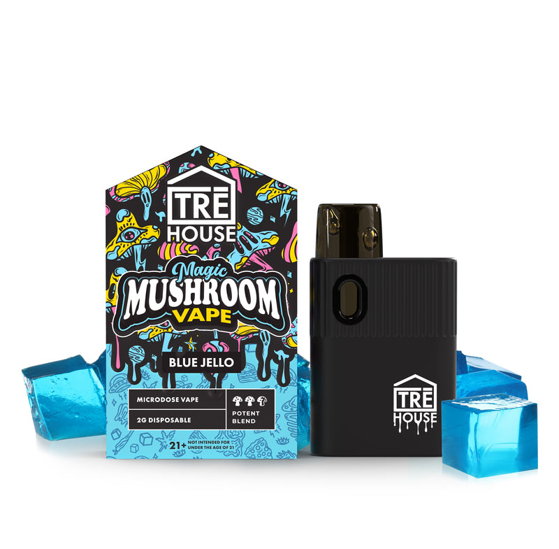 Trehouse Microdose Mushroom Vape Pen | 2g Mushroom Extract Per Pen | 800 Puffs | 1 Count | Microdosing Support
