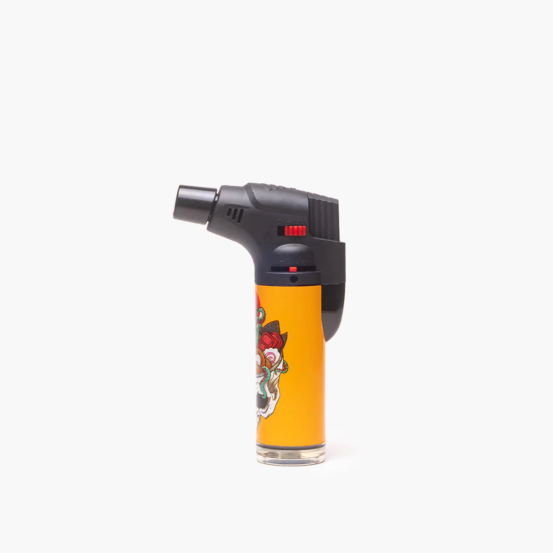 Bernie Skull & Roses Torch Lighter
