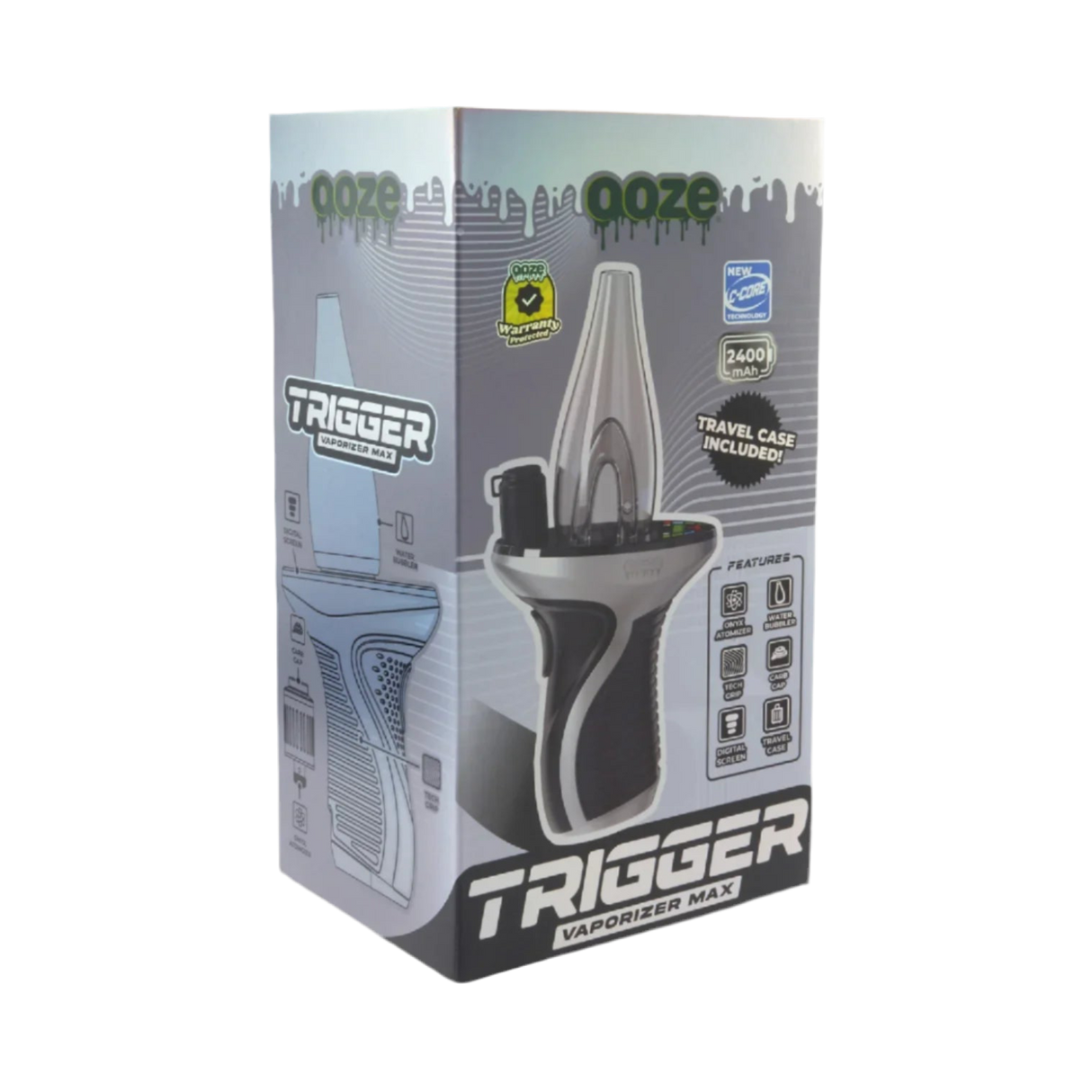 Trigger Vaporizer Max – C-Core 2400 mAh - Black