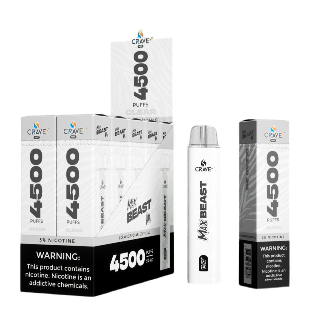 Crave+ Max 4500 puffs