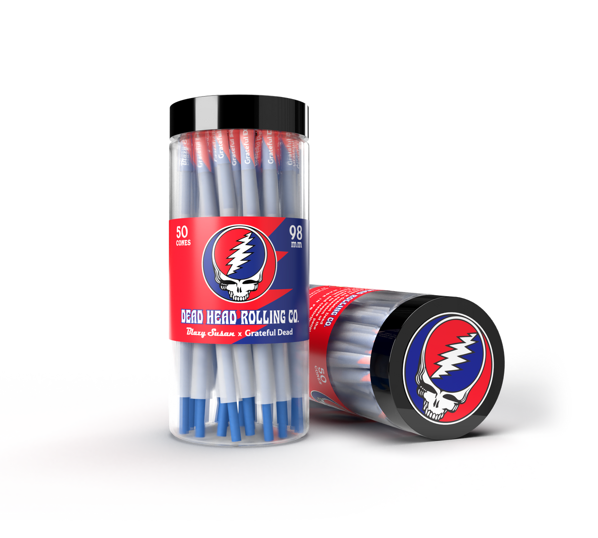 Grateful Dead Pre-Rolled Cones – 98mm – 50ct