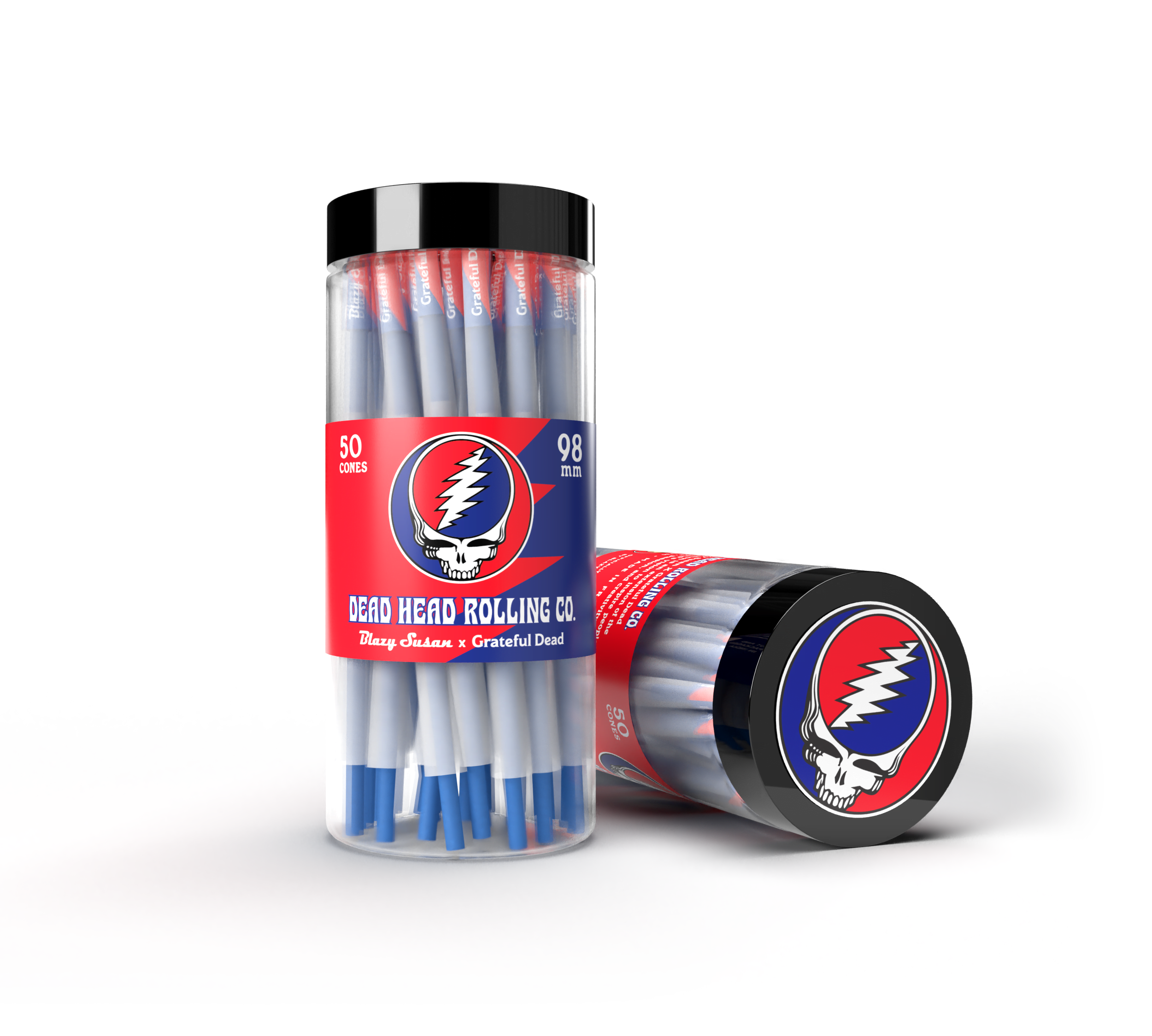 Grateful Dead Pre-Rolled Cones – 98mm – 50ct