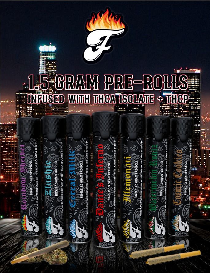 Fuego Fire Sticks 1.5 G Single Pre - roll