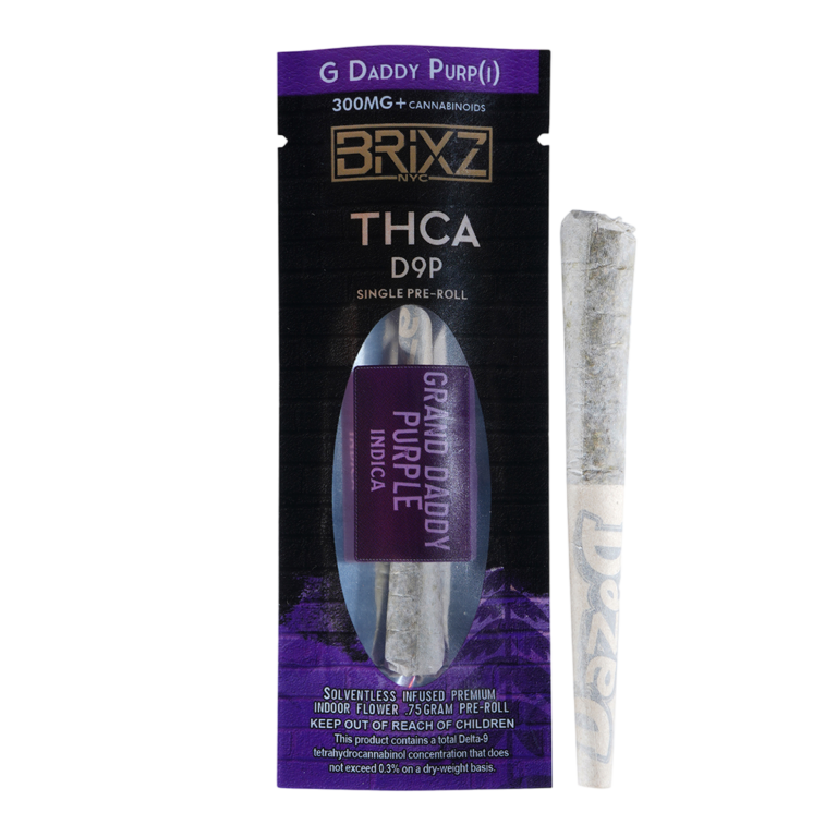 Grand Daddy Purp 1G THCA/D9P Pre-Roll