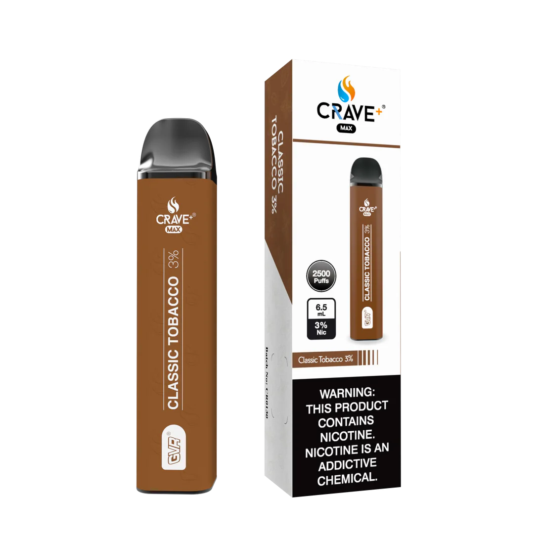 Crave+ Max 2500 Puffs