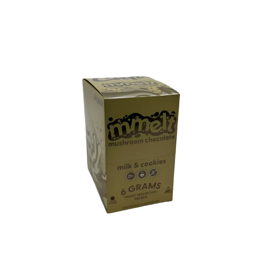 mmelt Mushroom Chocolate Bar 6G | Milk & Cookies