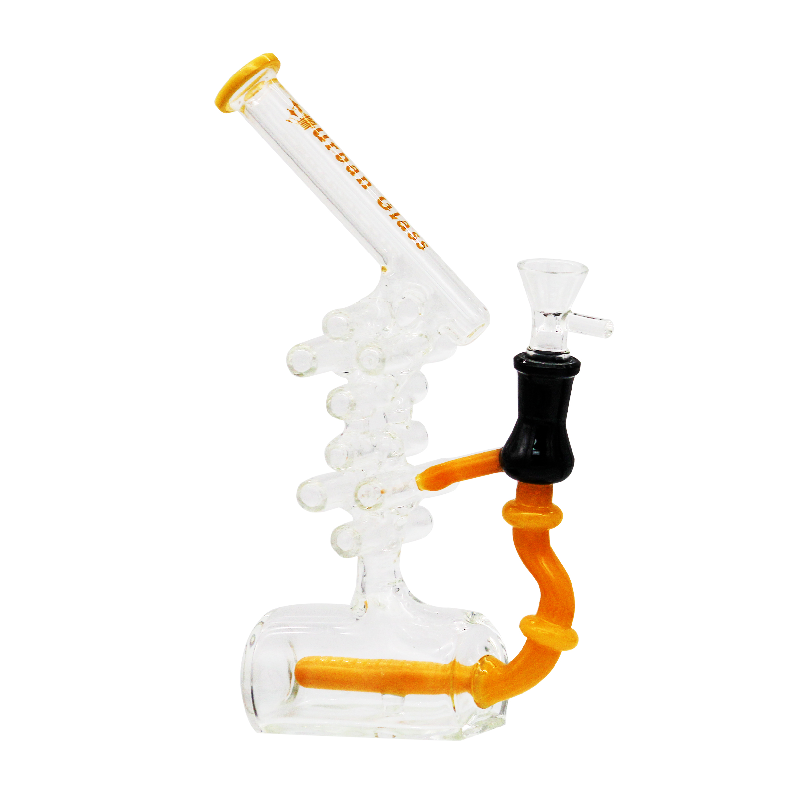 10” MULTICHAMBER + INLINE URBN GLASS WATERPIPE