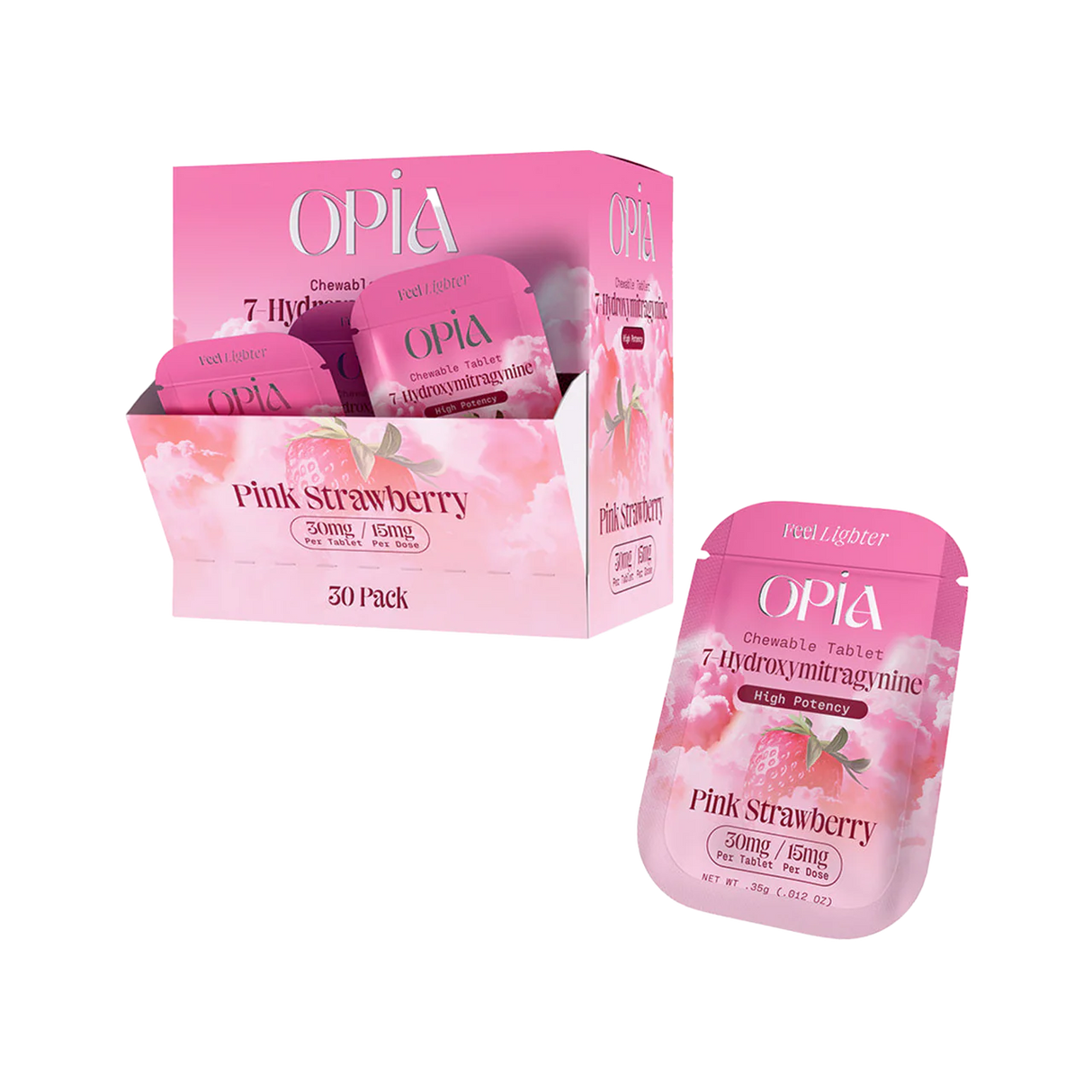 OPiA 7-Hydroxy Chewable Tablet 30MG (Strawberry)