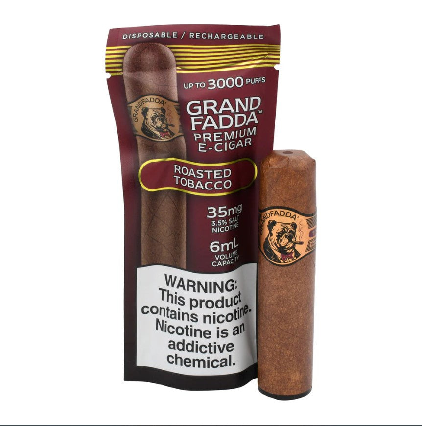 Grandfadda Premium E-Cigar 3.5% Salt Nic 3000 Puffs | Roasted Tobacco