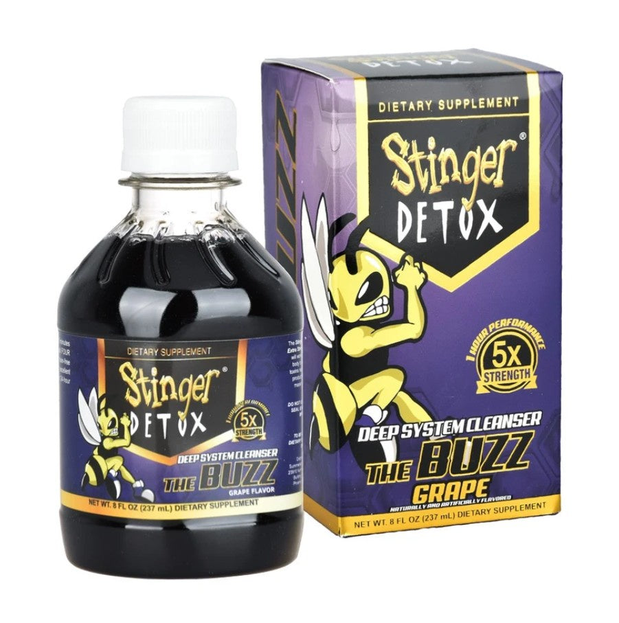 Stinger Detox The Buzz Deep System Cleanser | Grape  8oz Bottle