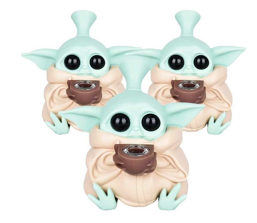 Baby Alien Silicone Water Pipe | 4.5"